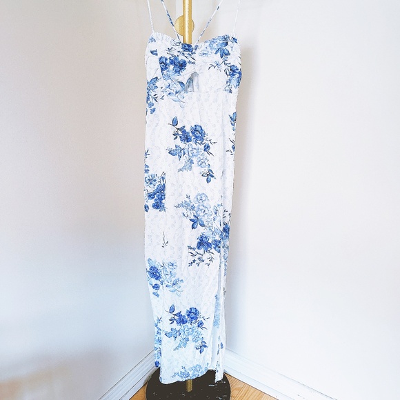 Zara floral print slip dress - Picture 1 of 7